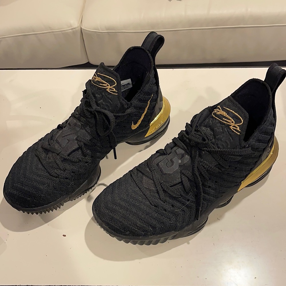 Lebron 16s Black & Gold